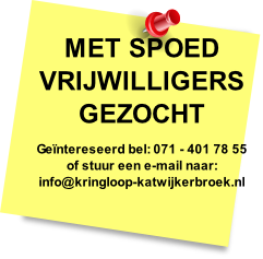 Vrijwilligers